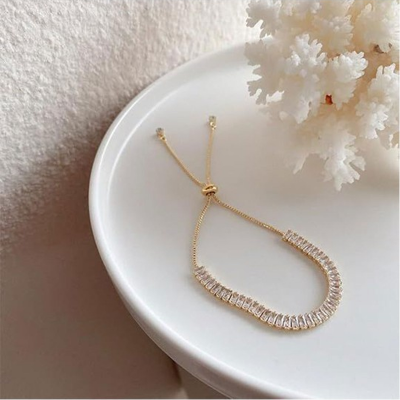 Women Rhodium-Plated Charm Bracelet