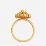 Ruby Gold-Plated Ethnic Antique Finger Ring
