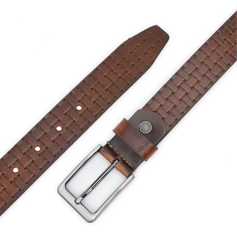 Men Textured Leather Formal Belt
