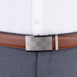 Men Leather Formal Belt