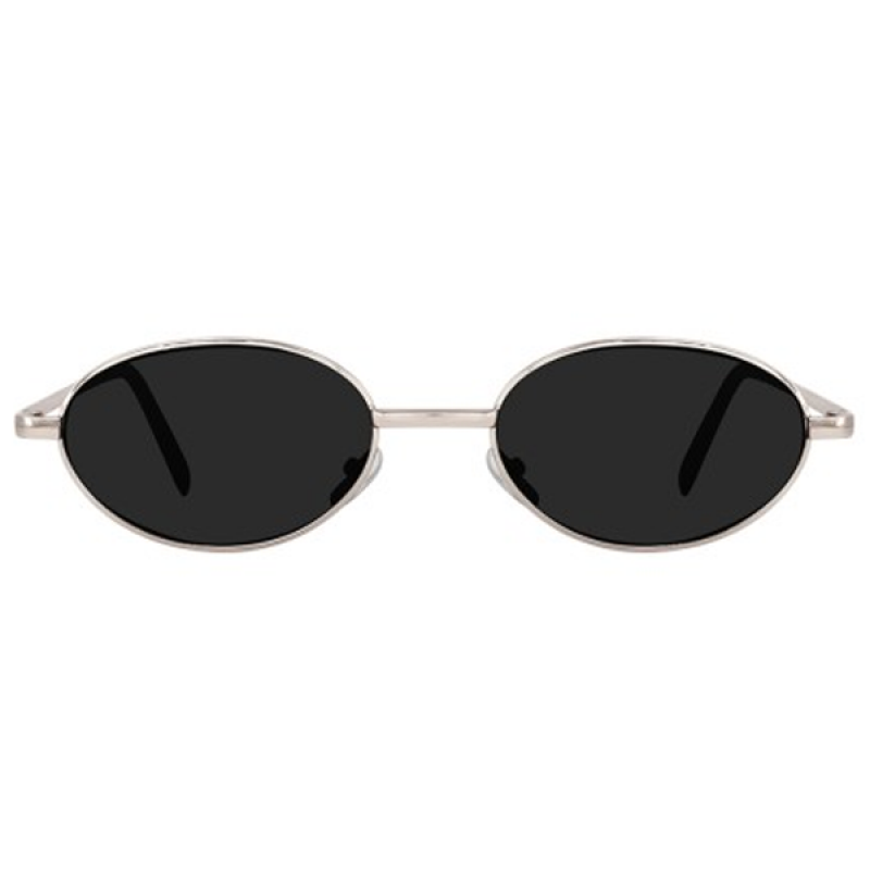 Unisex Oval Sunglasses with UV Protected Lens