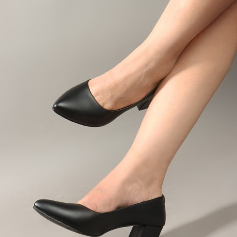 Pointed Toe Block Pumps