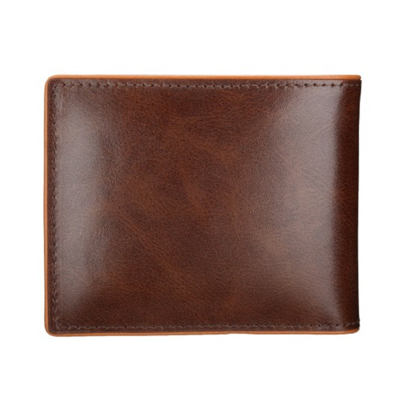 Men Brown Genuine Leather Wallet