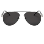Unisex Aviator Sunglasses with Polarised and UV Protected Lens